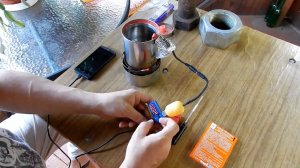 Термоэлектрогенератор походный тестовые испытания 2