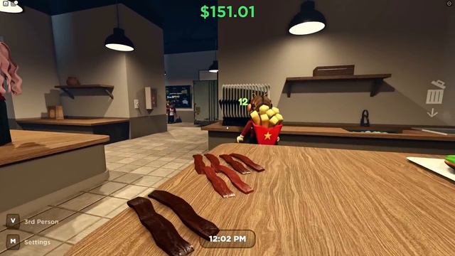 Working at the "HAPPY" Burger Restaurant in Roblox! смотреть онлайн