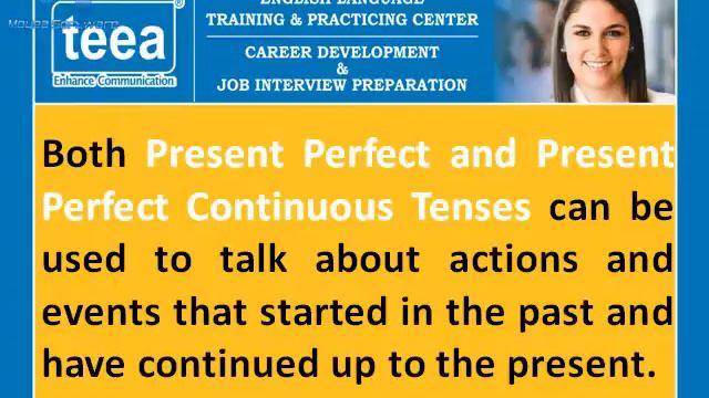 Difference between Present Perfect & Present Perfect Continuous Tenses смотреть онлайн