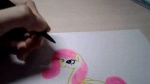 Как нарисовать пони Флатер Шай из мультфильма МЛП♡