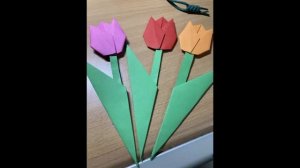 Оригами тюльпан 2.0