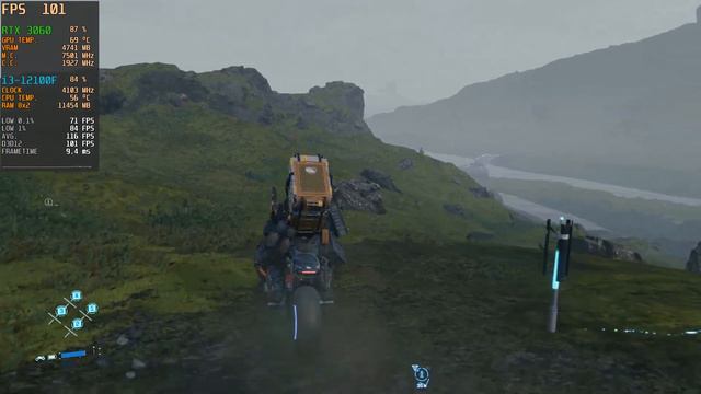 Death Stranding Director's Cut : ( RTX 3060 + i3 12100F ) VERY HIGH SETTING смотреть онлайн