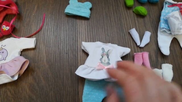 Запаковка одежды для мини реборна... Очень красивая одежда для кукол. смотреть онлайн