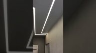 Натяжной потолок с использованием профиля slott 80 ниша