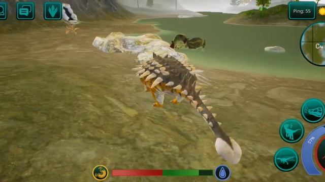 Выживание за анкилозавра!!! игра The Cursed Isle