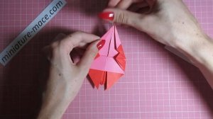 Оригами для детей божья коровка /Origami for kids ladybug