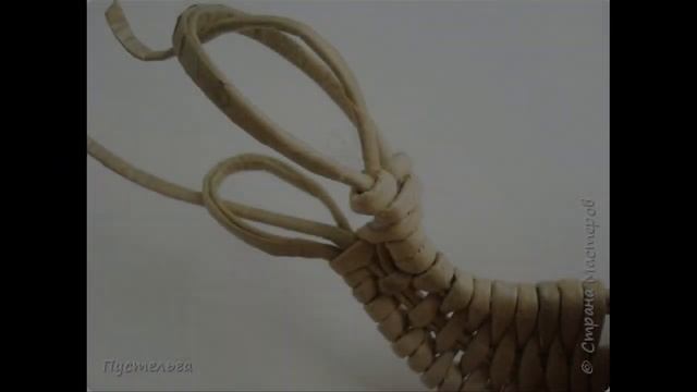 Плетение из бумажной лозы. Динозавры. Мастер-класс.