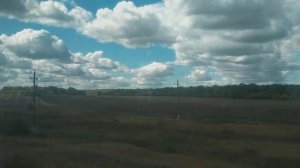 Россия из окна поезда. Саратов-Самара. Часть 2