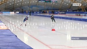 Конькобежцы России выявляли сильнейших в Ледовом дворце «Кузбасс»