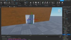 Как сделать дверь в roblox studio?