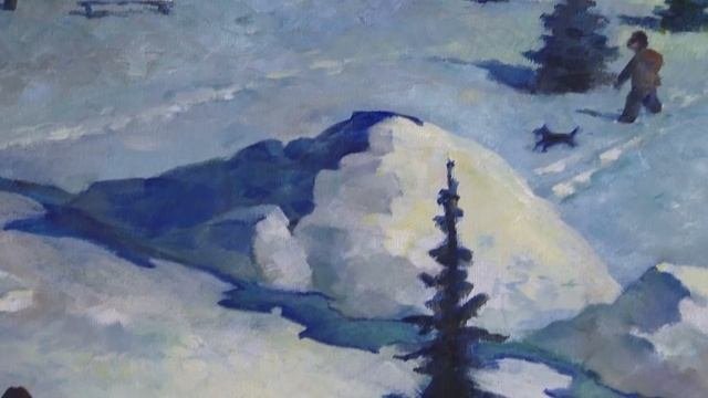 Зимнее настроение. Ежегодная выставка пушкинских художниках проходит на четырёх площадках округа
