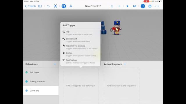 Create an Augmented Reality game using Reality Composer (on iPad) смотреть онлайн