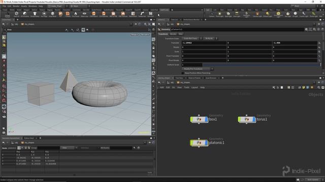 Houdini Basics - Exporting to FBX - Tips and Tricks