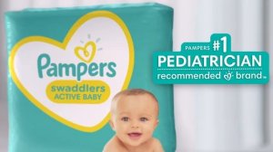 Diapers Size 1 (8-14 lbs) Newborn, 198 Count - Pampers Swaddlers Disposable Baby Diapers,