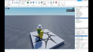 Как заставить персонажа запретить ходить и прыгать в Roblox Studio