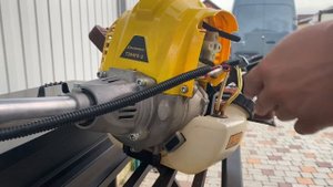 Замена корбюратора на бензотриммере Champion T394FS