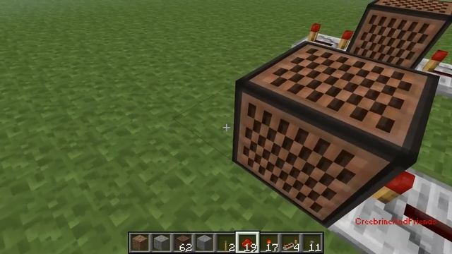 How to make a Minecraft drumset/noteblock tutorial [1.2.5 Redstone Tutorial] смотреть онлайн