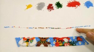 НОВОГОДНИЙ ШАР ИЗ БИСЕРА ИГЛОЙ КИРПИЧНЫМ ПЛЕТЕНИЕМ/ЕЛОЧНЫЙ ШАР ИЗ БИСЕРА МК/ ball made of beads