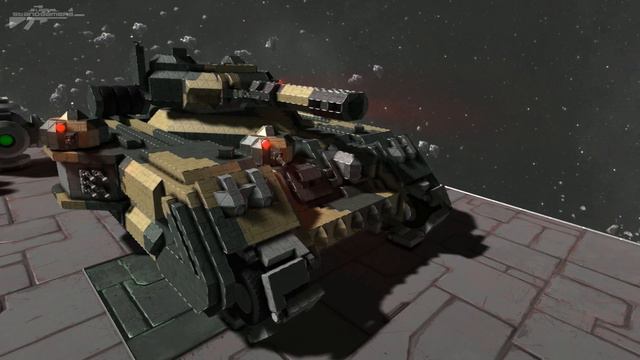 Space Engineers - Baneblade Imperial Guard - Warhammer 40K смотреть онлайн