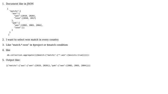 project field in MongoDB with I don't know intermediates field name