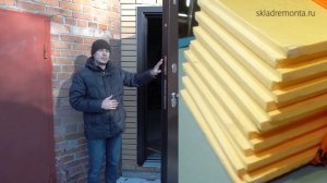Двери с терморазрывом. Сибирский тест в холода. Теплые двери в частный дом.