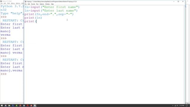 Python - Input function Explain | Input function in Depth - Python Tutorial in Hindi for class 11