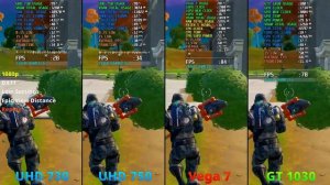 UHD 730 vs UHD 750 vs VEGA 7 vs GT 1030 - 11400 vs 11600k vs 4650G vs GT 1030 - 10 Games 1080p