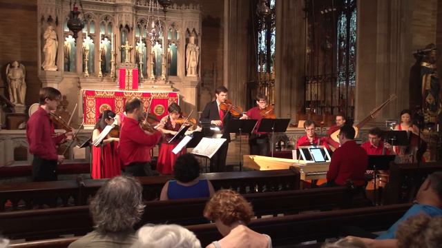 Vivaldi's Concerto in B minor for 4 violins and cello, performed by New York Baroque Incorporated смотреть онлайн