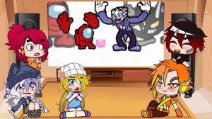 Mini Crewmate Kills 6 CUPHEAD Characters   Among Us and Gacha reactions