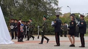 Открытие памятного знака Пограничникам всех поколений в Полоцке