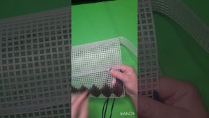 2ЧАСТЬ Сумка из канвы и шнура 2х цветов