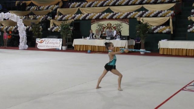Клименюк Ирина (обруч) 2007-Кат.С 06.03.15 "Империя юных талантов" Художественная гимнастика смотреть онлайн