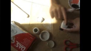 леплю подсвечники из самозатвердевающей глины | осенняя атмосфера вокруг