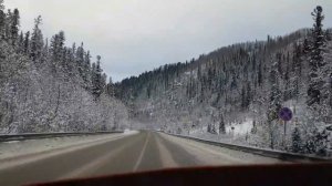 Автодорога Кызыл - Абакан декабрь 2018