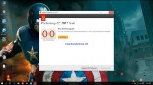 How to continue Adope photoshop cc 2017 trial version in  after finished 30 days