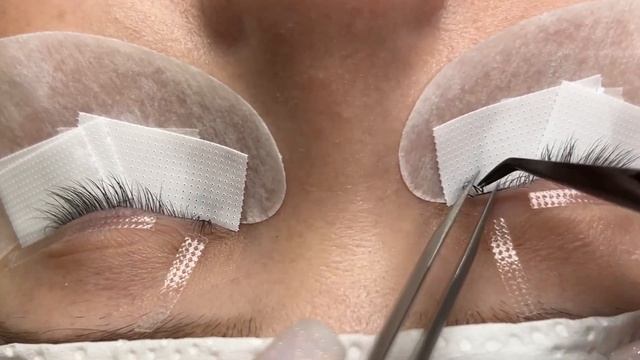 Нарисовала стрелку наращёнными ресницами | 3Д | L изгиб | C изгиб смотреть онлайн