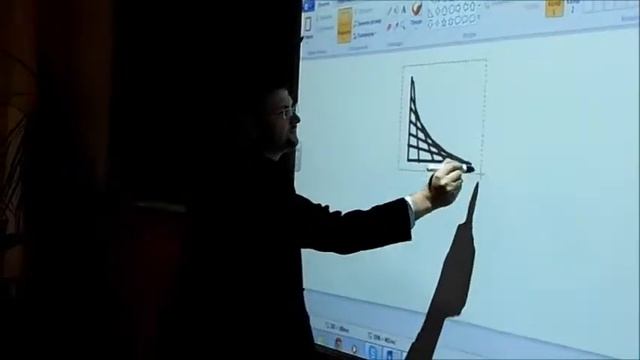 Тест1. Магнитно-маркерная доска + Интерактивный проектор EPSON EB-475Wi.