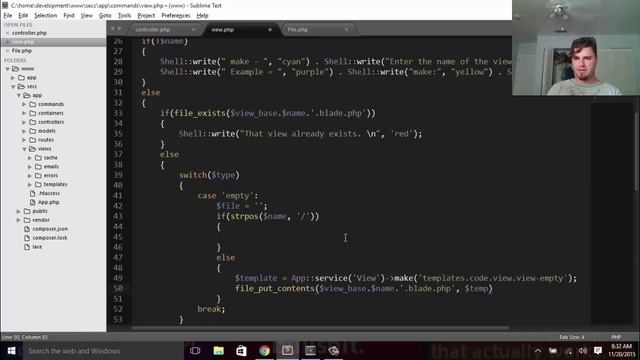 Introduction To Web Development ep9 Controller and View Commands