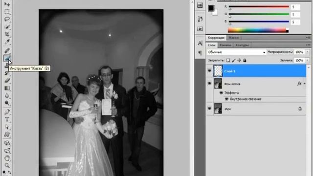 Видео урок 24 Фотошоп  Эффект очень старой фотографии