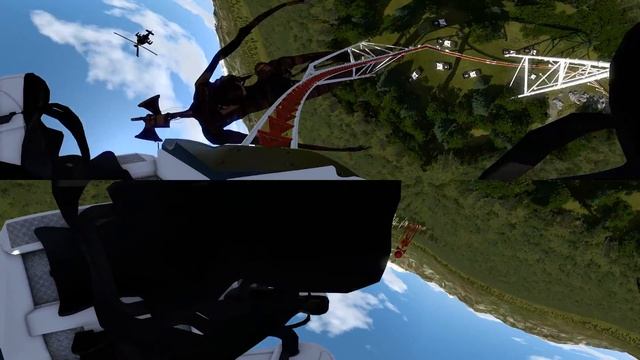 VR 360 Video  Godzilla x Siren Head  Roller Coaster