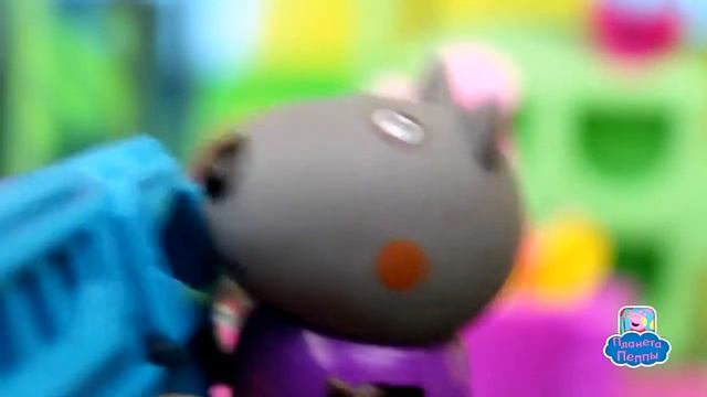 Свинка Пеппа и волшебный пистолет. Игрушки свинка Пеппа. смотреть онлайн