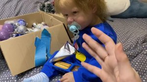 Новогодний влог???Наряжаем ёлку с реборном Тайем?????