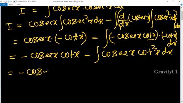 Q36 | ∫cosec^3x dx | Integral of cosec^3x dx | Integration of cosec^3x dx | Integral of csc^3x dx