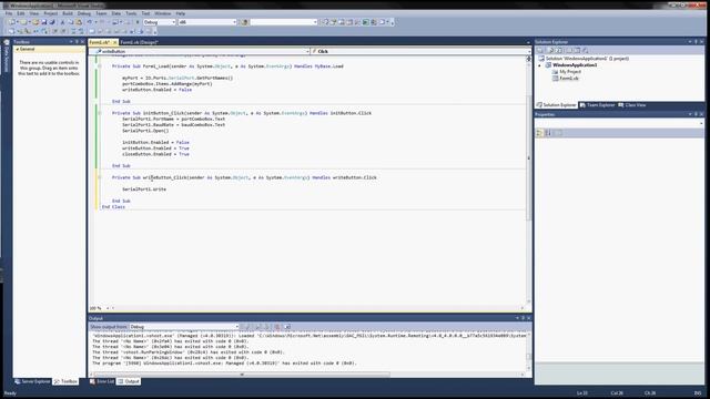 Visual Basic Serial COM Port Tutorial (Visual Studio 2010) - Part 4 смотреть онлайн