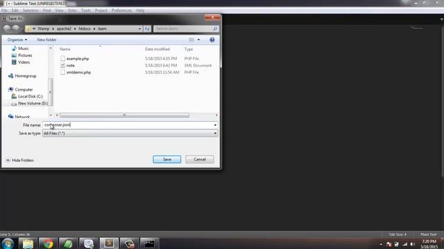 Install PHPunit using Composer on Windows