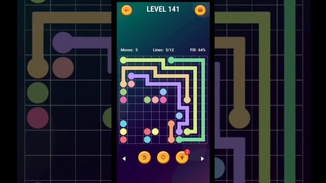 Connect the dots - Line puzzle game Expert level 141 #shorts