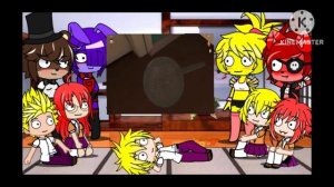 Реакция персонажей SaikoNoSutoka и fnia на Друг Таракан часть первая от Marmok.