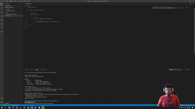 Curso Basico C#/VueJs/Docker/SQL: Clase #3 - Proyecto "Command Line" e Introducción a Variables смотреть онлайн