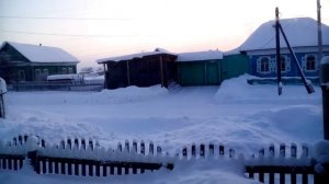 Мороз в Седельниково Омской области -40