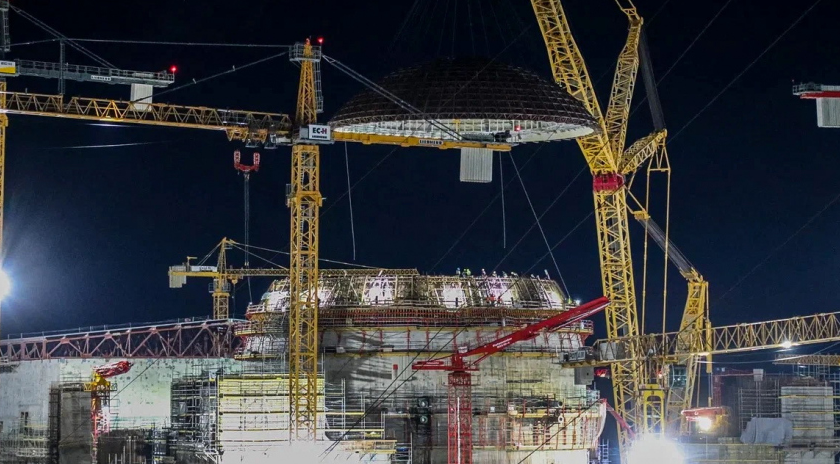 Самый тяжелый компонент первого энергоблока АЭС «Аккую» установлен в предпроектное положение